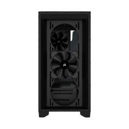 Corsair CC-9011251-WW 3000D Torre Media ATX, Panel de Vidrio Templado Negro con Iluminación RGB Multicolor, para Juegos y Montaje de PC