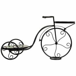 Soporte para Maceta Alexandra House Living Negro Hierro Azulejo Bicicleta 26 x 43 x 67 cm