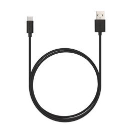 Veho Cable USB-A a USB-C de Carga y Sincronización Rápida 1m Negro Tacton para Nintendo Switch, Samsung Galaxy S8, Smartphones y Tablets