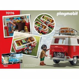 Playmobil Volkswagen T1 Camping Bus Detallado para Viajes de Aventura