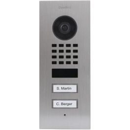 DoorBird D1102V Videoportero IP de empotrar en acero inoxidable V2A con 2 pulsadores Precio: 754.49999999. SKU: B13TGETYTD