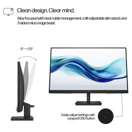 HP Monitor Series 3 PRO 324PF / 23,8" / FHD / VGA-HDMI-DisplayPort