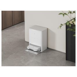 ECOVACS DEEBOT X5 OMNI Robot Aspirador con Estación de Vaciado Autónomo y Fregado, Sin Bolsa, Blanco, Forma D, 3.5L, Navegación Láser, 6400 mAh