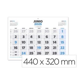 Calendario Pared Liderpapel Clasico 2025 Lomo Engomado 44x32 cm Papel 128 gr Precio: 2.50000036. SKU: B145LH8RDA