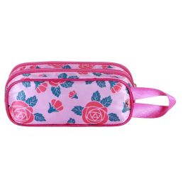 Karactermania Estuche Portatodo Doble 3D Princesas Disney Flowers 22x8x9,5 cm