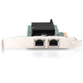 Digitus Tarjeta PCI Express Gigabit Ethernet Dual 2 Puertos 1000 Mbit/s para Servidor con Chip Intel 82575EB