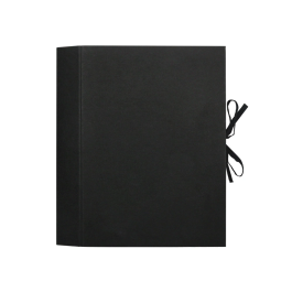 Liderpapel Carpeta Fuelle Folio Cartón Forrado Negra 20 Departamentos 25x350x305 mm