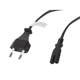 Lanberg Cable de Alimentación C7 CEE 7/16 3 Metros Negro para Cargadores Radios Electrodomésticos Precio: 5.59000035. SKU: B15YBSMW2F
