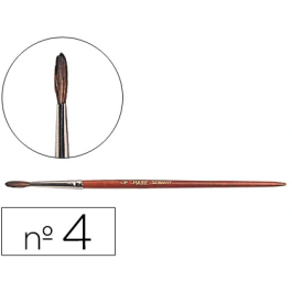 Liderpapel Pincel Acuarela Nº 4 Pelo Engomado Virola Cromada Madera 20x215x60 mm Precio: 8.49999953. SKU: B1KBNJJW66