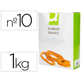 Q-connect Bandas elásticas 1000 gr 100 x 9 mm número 10 Precio: 16.50000044. SKU: B1EFNT7DL4