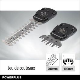 POWERPLUS Tijeras cortacésped y escultores de setos 7.2V - Ancho de corte: 100 mm