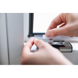 Schellenberg 70474 Mosquitera Easy Open 130 x 150 cm Antracita Poliéster Instalación sin Taladro