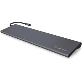 ICY BOX IB-DK2102-C Docking Station USB-C 11 en 1 con Suministro de Energía de 100W