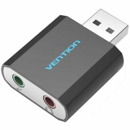 Vention VAB-S17-B Tarjeta de Sonido Externa USB 2.1 Canales para Auriculares y Micrófono, Chip Reducción Ruido, Negro, Compatible PS4 Precio: 7.58999967. SKU: B1KFFGFAE2