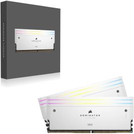 Corsair CMP32GX5M2B6000C30W Memoria RAM DDR5 32GB (2x16GB) 6000MHz CL30 Dominator Titanium RGB Blanca