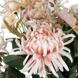 Bouquet Crisantemo Rosa Pvc-Tejido 52 cm