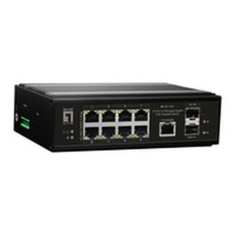 LevelOne IGP-1061 Switch Gestionado L2 8 Puertos Gigabit Ethernet 2 SFP 240W 8xPoE+ Industrial -40 a 75°C