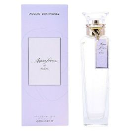 Adolfo Domínguez Agua Fresca de Rosas Eau de Toilette para Mujer con Esencia de Rosa de Bulgaria Vaporizador Recargable 200 ml