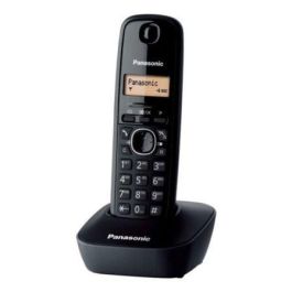 TELÉFONO INALÁMBRICO DECT PANASONIC KX-TG1611JTH NEGRO - IDENTIFICACIÓN LLAMADAS- 50 MEMORIAS - PANTALLA LCD - POSIBILIDAD INSTALACIÓN PARED