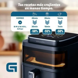 Grunkel Freidora Sana Digital Sin Aceite 6 L Negro 1400W