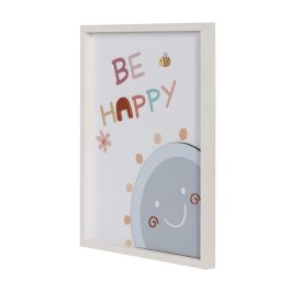 DKD Home Decor Cuadro Infantil Multicolor Blanco 2 x 50 x 40 cm (4 Unidades)