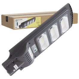 BX3 LIGHT Farola LED Solar 60W 6000K con Sensor, IP65, 50000 Horas de Vida, Autónoma para Exterior, Referencia BX3-SLABS60W-CW Precio: 63.4645. SKU: B14JWQ7FKY