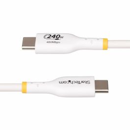 Cable USB Startech USB2EPR1MW Blanco 1 m