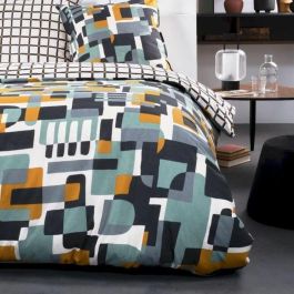 Today 116485 Juego de cama Sunshine 100% Algodón 57 hilos/cm² 220x240 cm para 2 personas con 2 fundas de almohada 63x63 cm Estampado