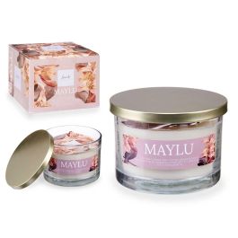 Vela Vaso con Tapa Dorada Lima Pura y Azahar Acorde 12.5x8.6x12.5 cm (6 Unidades) Precio: 34.59000017. SKU: B1CJBTGYDJ