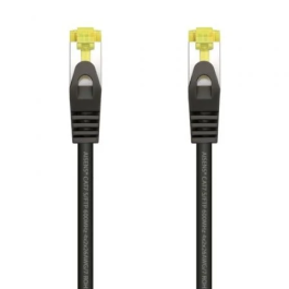 AISENS - CABLE DE RED LATIGUILLO RJ45 LSZH CAT.7 600 MHZ S/FTP PIMF AWG26, NEGRO, 0.5M