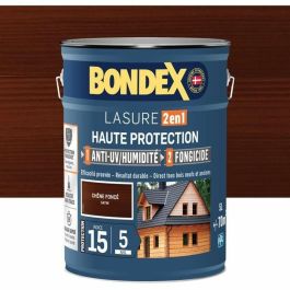 Bondex BON3261544391048 Tinte de alta protección 2 en 1 Roble satinado oscuro 5 L