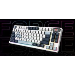 MSI FORGE GK600 TKL S11-43ESP01-HH9 - Teclado gaming mecánico inalámbrico Bluetooth y cable, TKL, PBT, RGB, 4000 mAh