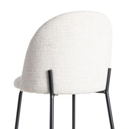 Silla Crema Tejido-Metal Contract 49 X 48 X 80 cm