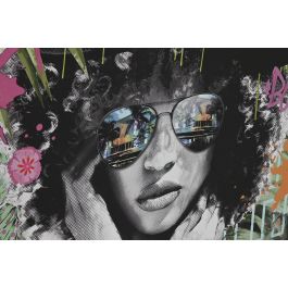 DKD Home Decor Cuadro Moderno Urban Multicolor Lienzo PS 80 x 3.5 x 120 cm (2 Unidades)