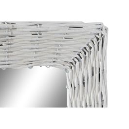 Espejo de pared DKD Home Decor Blanco Cottage Trenzado 43 x 4 x 132,5 cm Espejo de pared DKD Home Decor Blanco Cottage Trenzado 43 x 4 x 132,5 cm