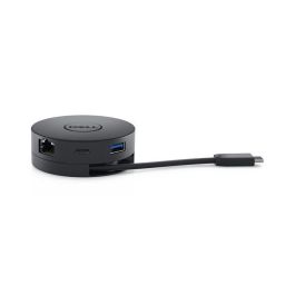 Dell Adaptador Móvil USB-C DA300, HDMI/VGA/DisplayPort/RJ-45, Negro