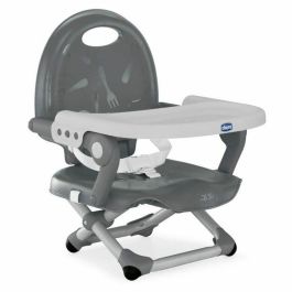 Chicco Elevador de mesa Pocket Snack gris oscuro, Bandeja ajustable, 3 alturas, arnés 3 puntos, Ligero y Compacto (6-36 meses) Precio: 54.79000032. SKU: B14LYLZYK2
