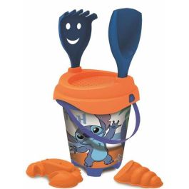 Cubo de playa castillo stitch con moldes 36 x 18 cm Precio: 4.49999968. SKU: B1BF73ATT4