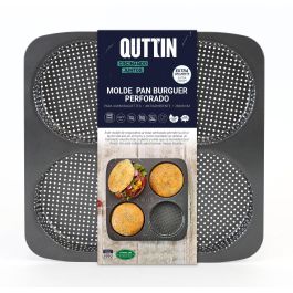 Quttin Molde para Pan de Hamburguesa Perforado 28x28 cm