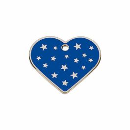 Placa identificativa para collar Imarc PetScribe Passion Azul Plata
