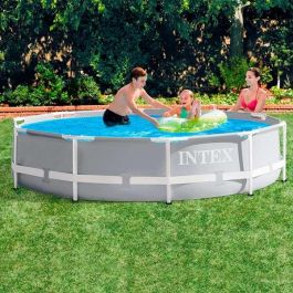Piscina redonda desmontable prism frame con depuradora (capacidad 4485 litros) 305 x 76 cm Piscina redonda desmontable prism frame con depuradora (capacidad 4485 litros) 305 x 76 cm
