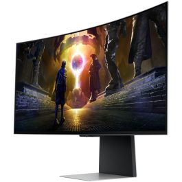 Samsung Monitor Gaming OLED G85SD 34' UltraWide Quad HD 175Hz Plata