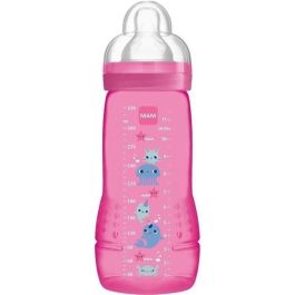 Biberón MAM Easy Active 2a edad coloreado 330 ml Girl Teat Flow X