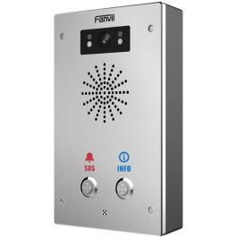 Fanvil i16S-02P Intercomunicador IP Alámbrico con 1 Botón, PoE y Protección IP65 de Acero Inoxidable para Pared Precio: 156.99000042. SKU: B1HXF7H8W7