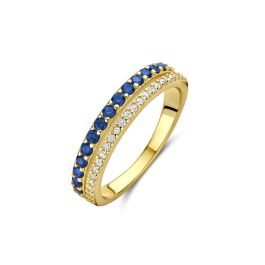 Anillo Mujer New Bling 9NB-1576-54 14 Dorado Azul Anillo Mujer New Bling 9NB-1576-54 14 Dorado Azul