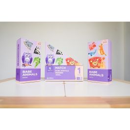 MIEREDU Puzle ME641 Crece Conmigo Formamos Animales +18 meses