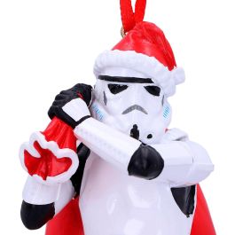 NEMESIS NOW Adorno Navidad Star Wars Stormtrooper Saco Santa 13cm Poliresina Pintado a Mano
