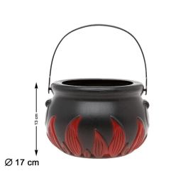 Cesta Olla Porta Caramelos PVC 17 cm Diámetro - Accesorio Halloween para Disfraz Infantil Precio: 2.50000036. SKU: S1130580