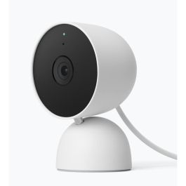 Google Nest Cam - Cámara de Seguridad IP Interior Alámbrica 1080p, Visión Nocturna, Wi-Fi, Audio 2 Vías, Blanco