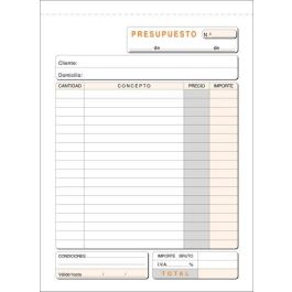 Talonario Presupuestos 4º Natu Dupli Loan (Set de 10) Precio: 23.50000048. SKU: B1EFJJB66W